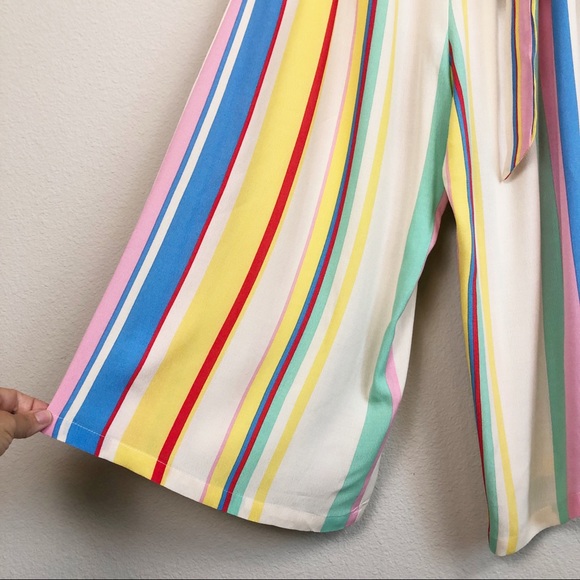 VICI Strapless Striped Pant Romper Jumpsuit, Med - Picture 6 of 12